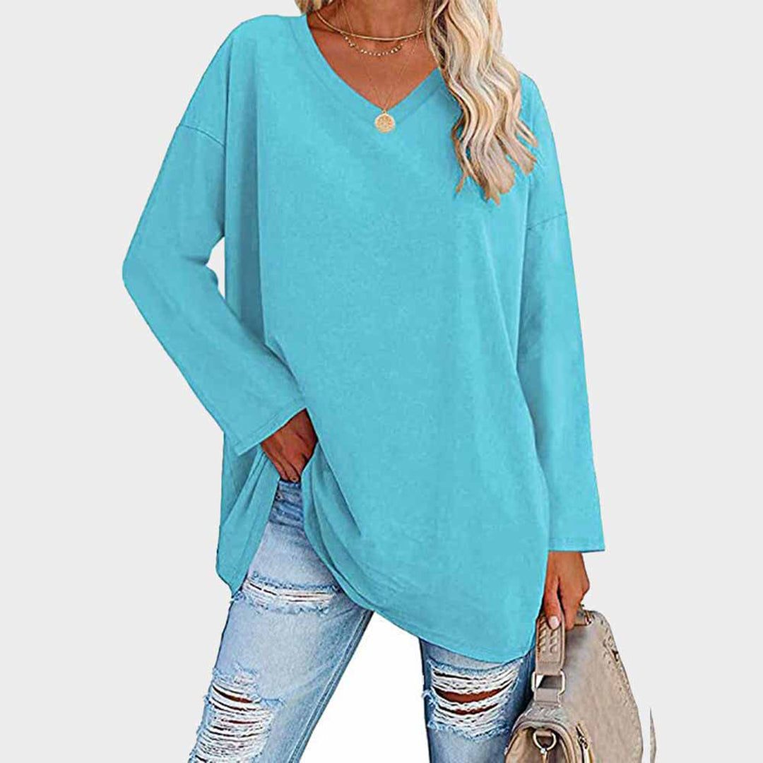 Selena – Luxe Zomerblouse met Lange Mouwen voor Dames