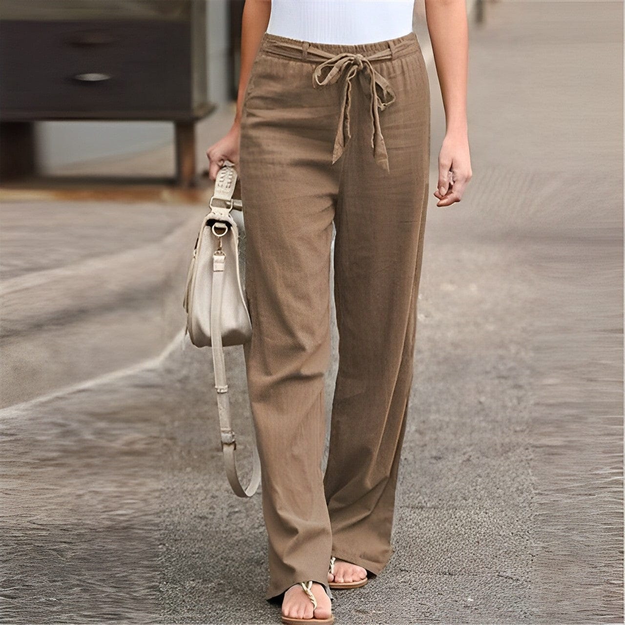 Aurelia Linnen Luxe Broek
