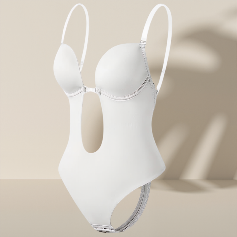 Zara – Vormgevende Body Shaper met Diepe V en Rugloze Ontwerp