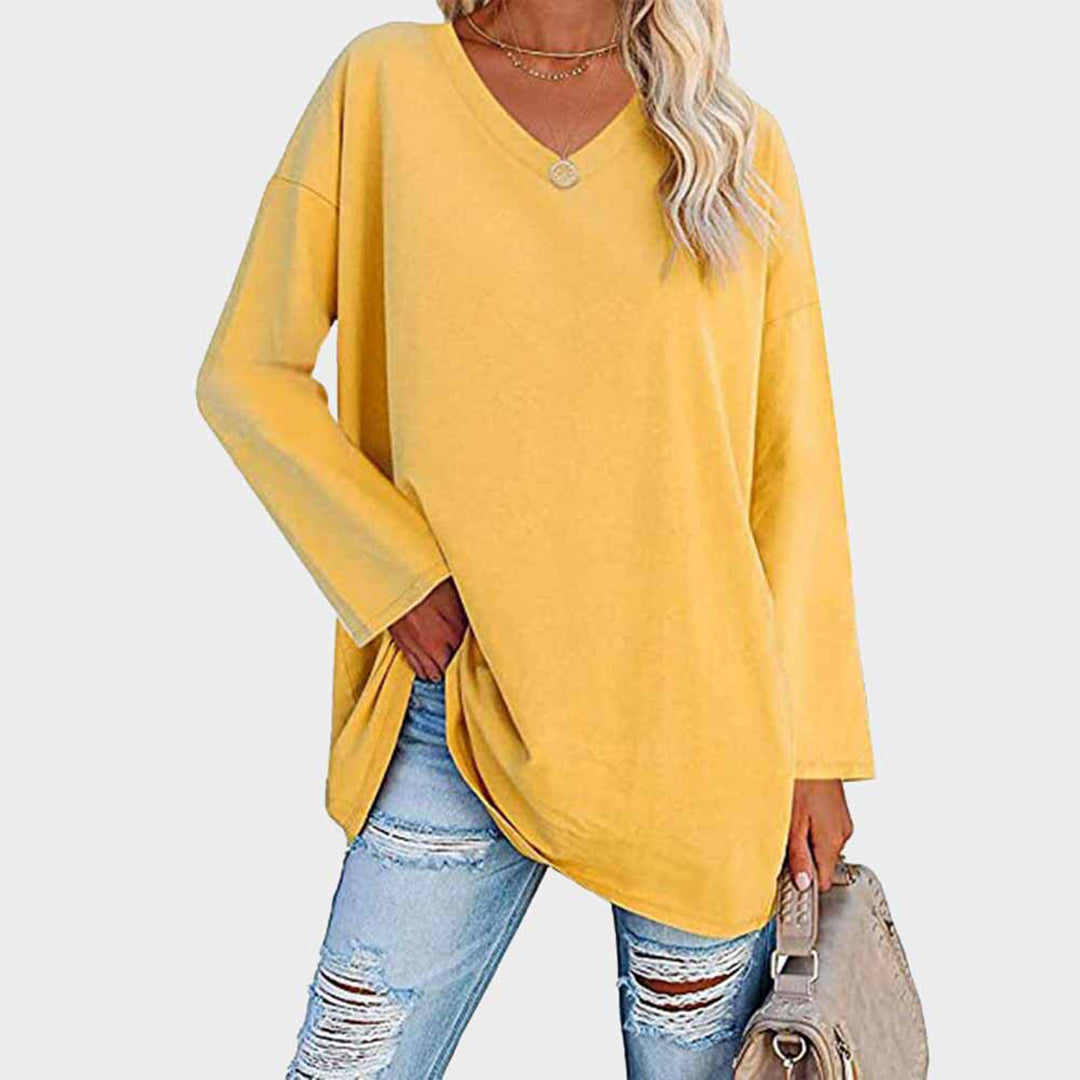 Selena – Luxe Zomerblouse met Lange Mouwen voor Dames