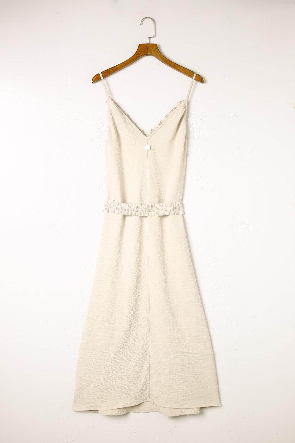 Graceful Maxi – De Perfecte V-hals Jurk voor Elke Gelegenheid