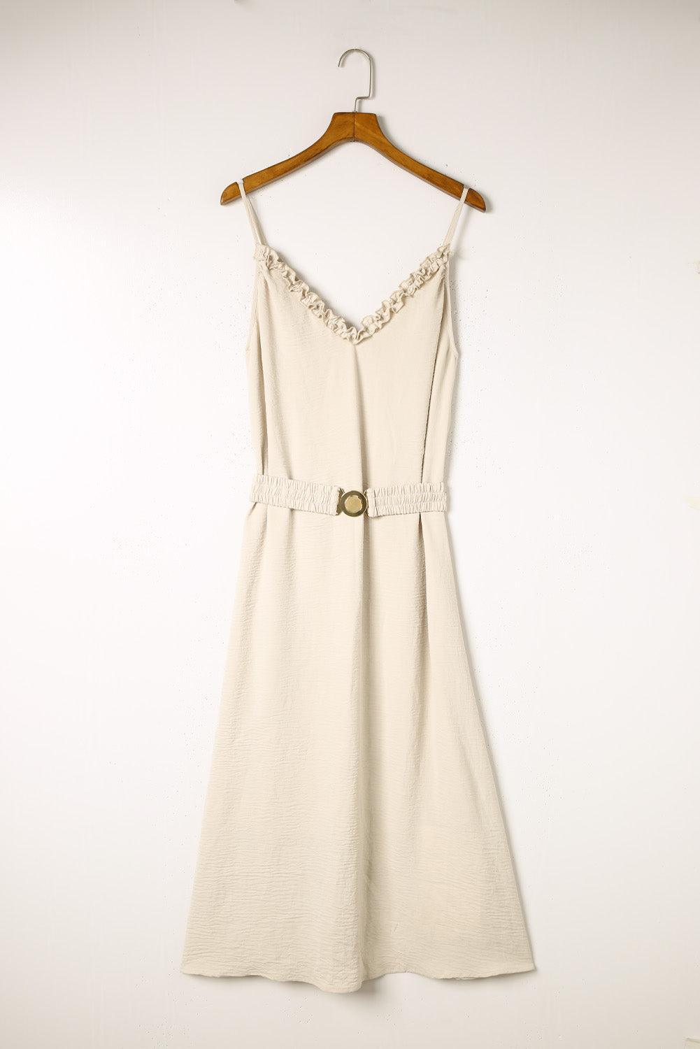 Graceful Maxi – De Perfecte V-hals Jurk voor Elke Gelegenheid
