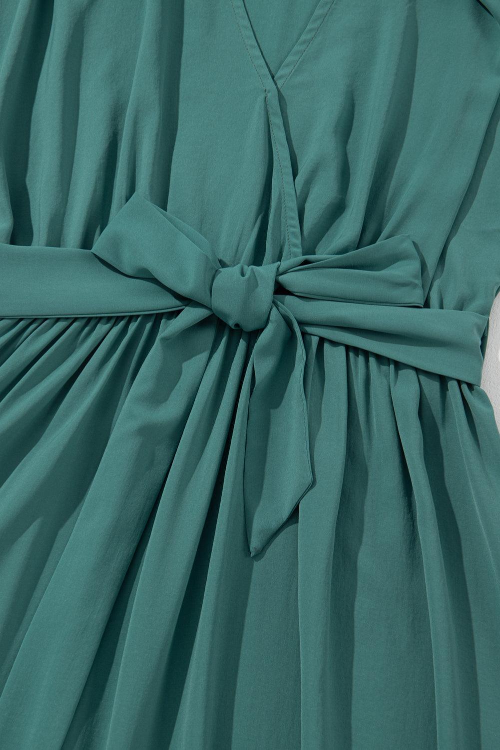 Elegance Maxi Wrap Dress – Jouw Perfecte Silhouet