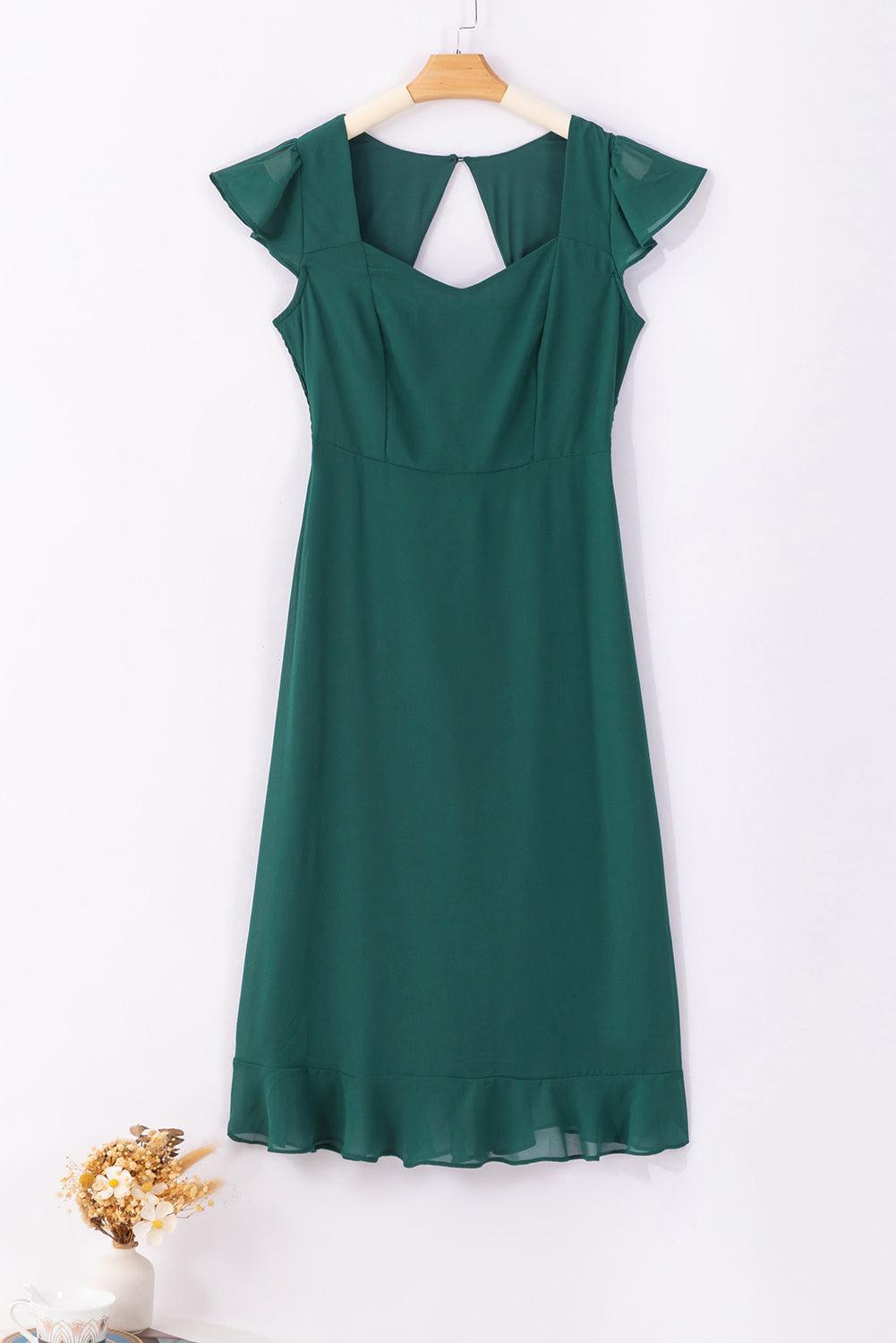 Elegance Midi Dress – Speels & Tijdloos