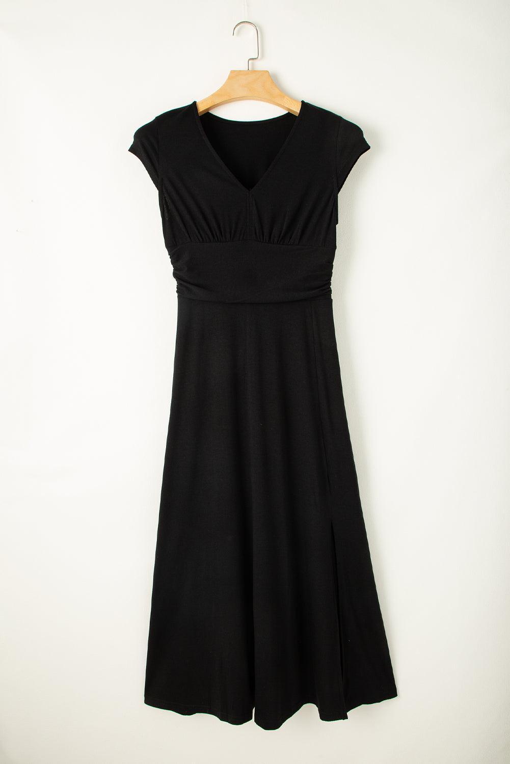 Elegance Maxi Dress – Tijdloze V-hals Chic