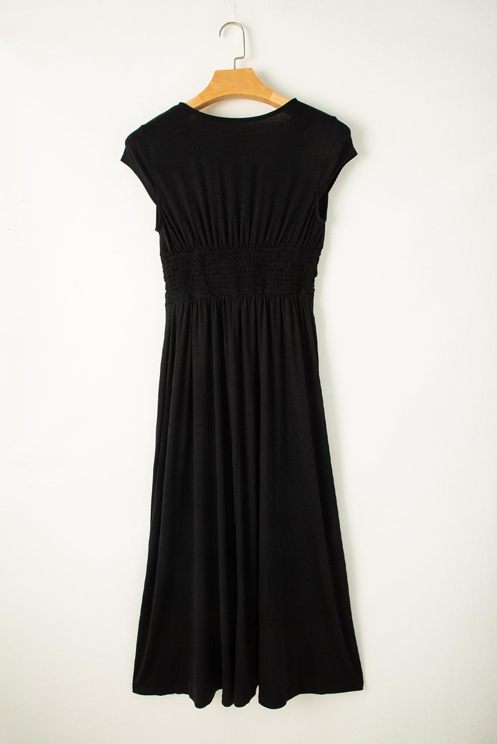 Elegance Maxi Dress – Tijdloze V-hals Chic