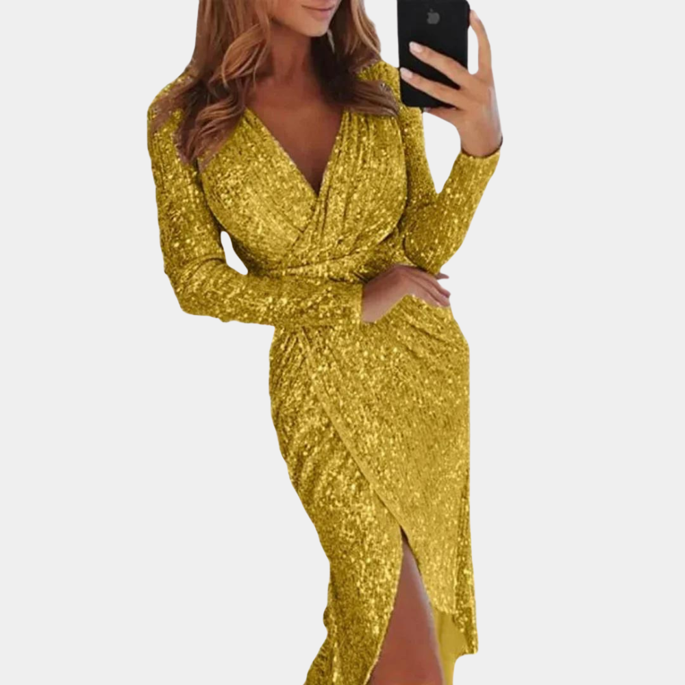 Aurélia – Luxe Paillettenjurk met Glamour Factor