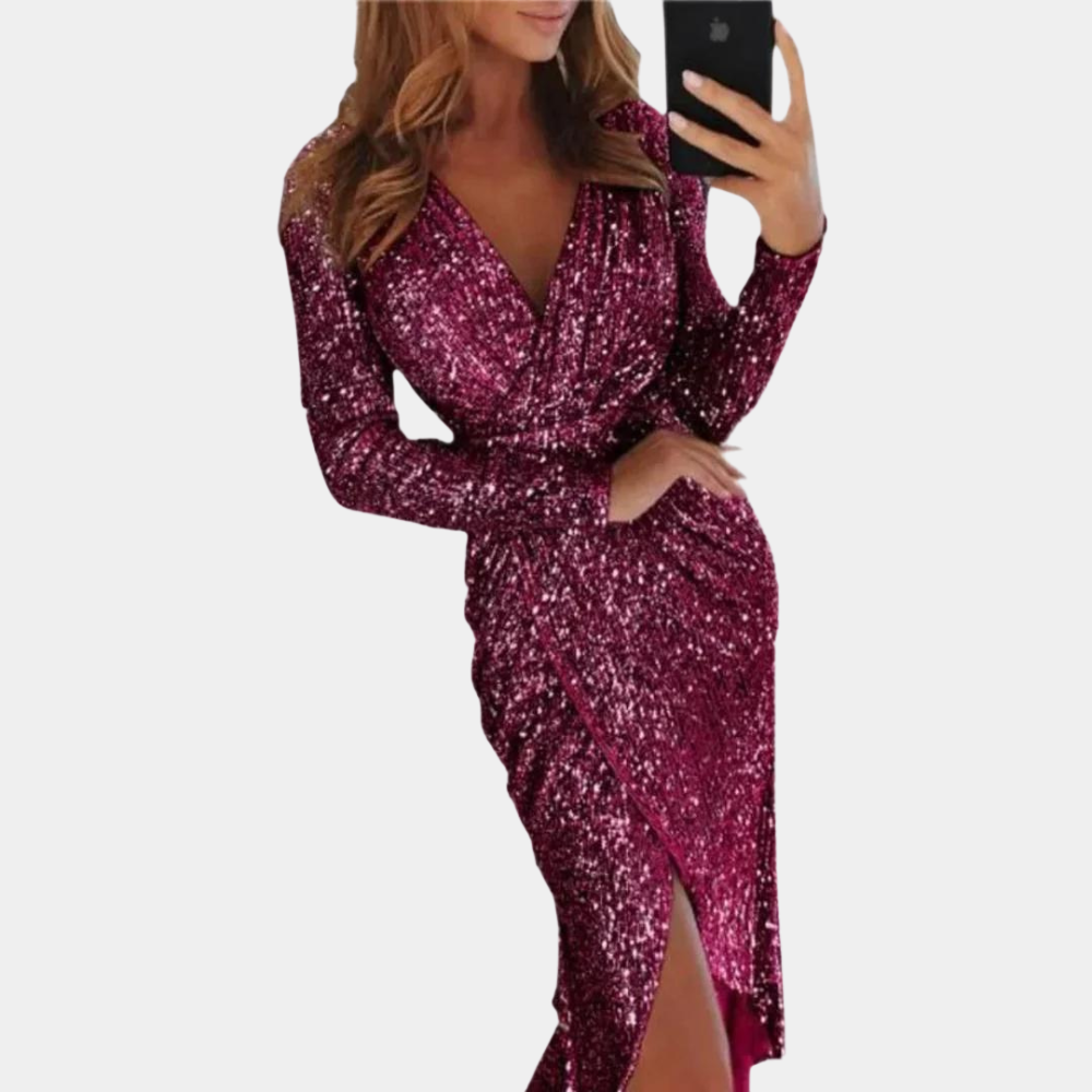 Aurélia – Luxe Paillettenjurk met Glamour Factor