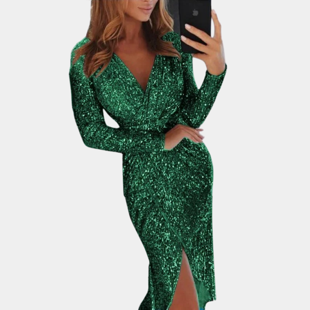 Aurélia – Luxe Paillettenjurk met Glamour Factor