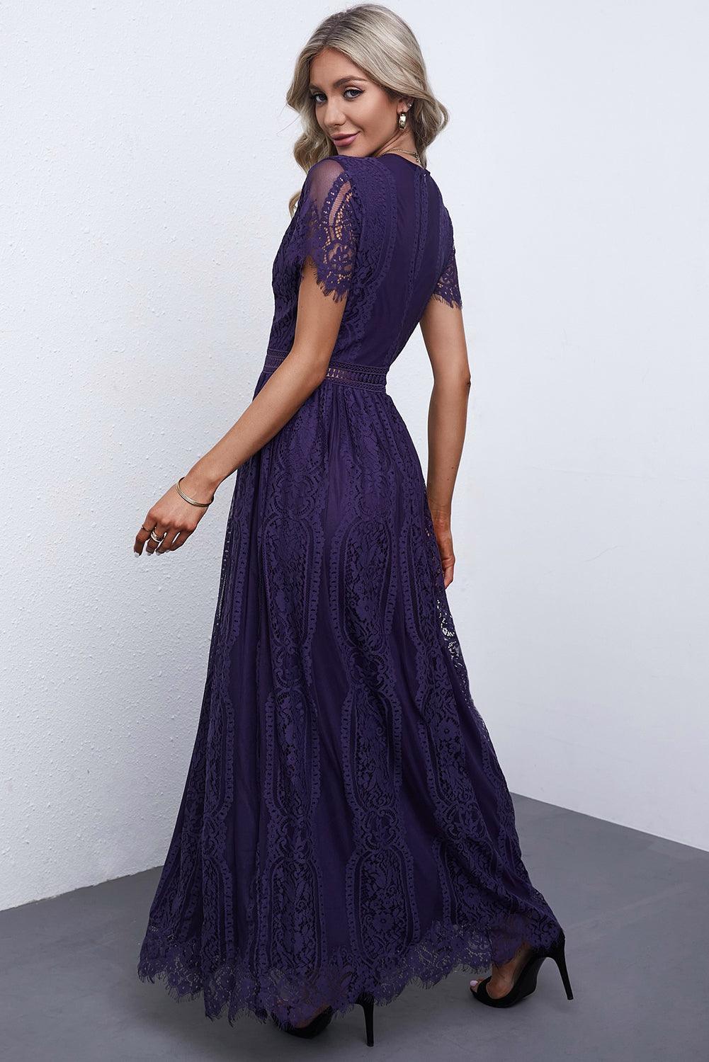 Lace Elegance Maxi – Jouw Statement Jurk voor Speciale Gelegenheden