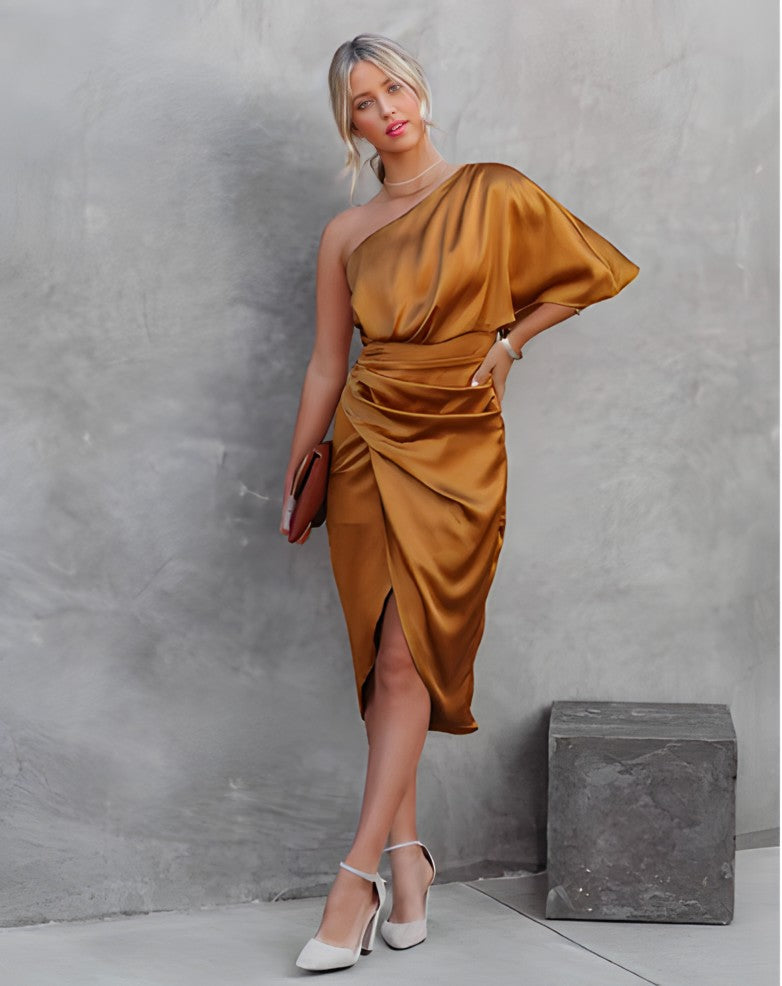 Vivienne - One-Shoulder Elegantie
