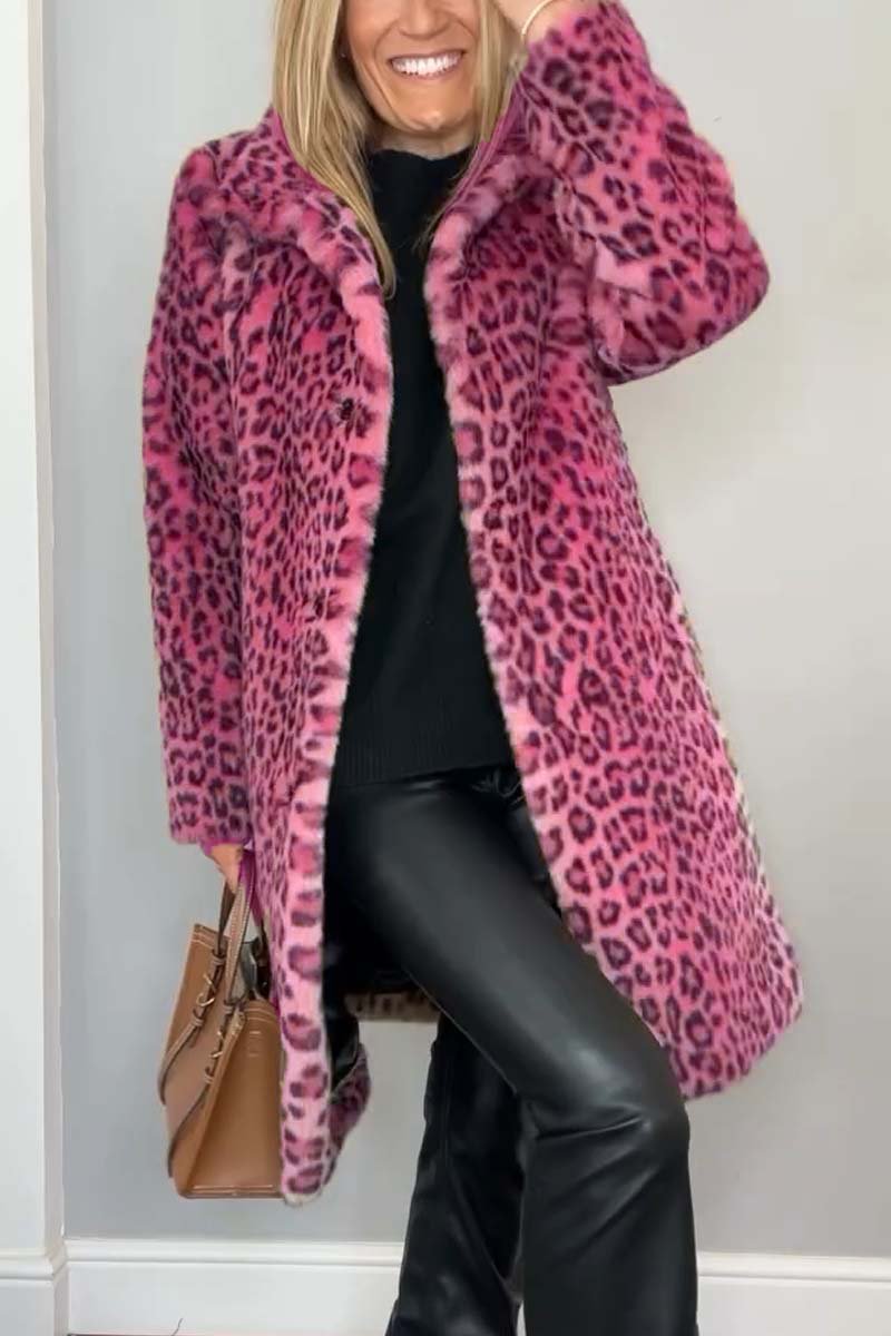 Livia – Luxe Luipaardjack | Gedurfd & Stijlvol voor de Winter