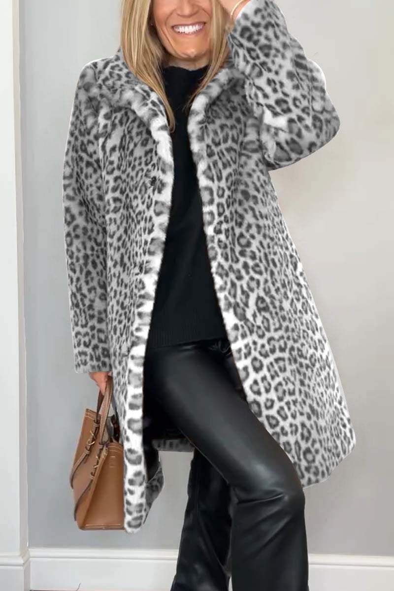 Livia – Luxe Luipaardjack | Gedurfd & Stijlvol voor de Winter