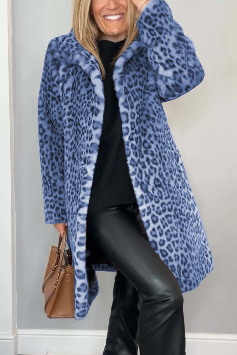 Livia – Luxe Luipaardjack | Gedurfd & Stijlvol voor de Winter