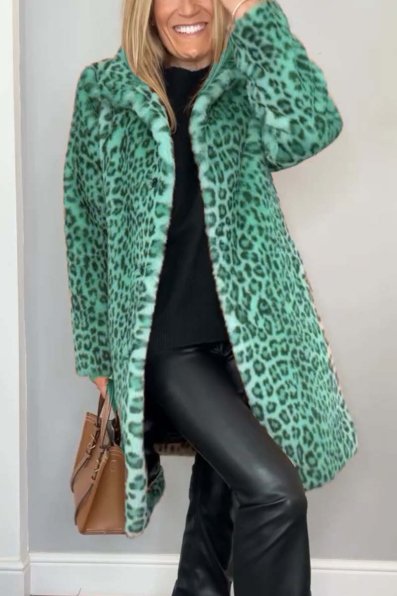 Livia – Luxe Luipaardjack | Gedurfd & Stijlvol voor de Winter