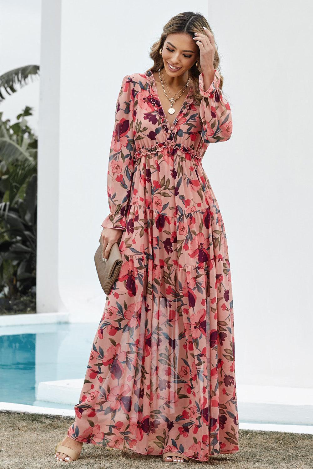Lotus Elegance Maxi-jurk