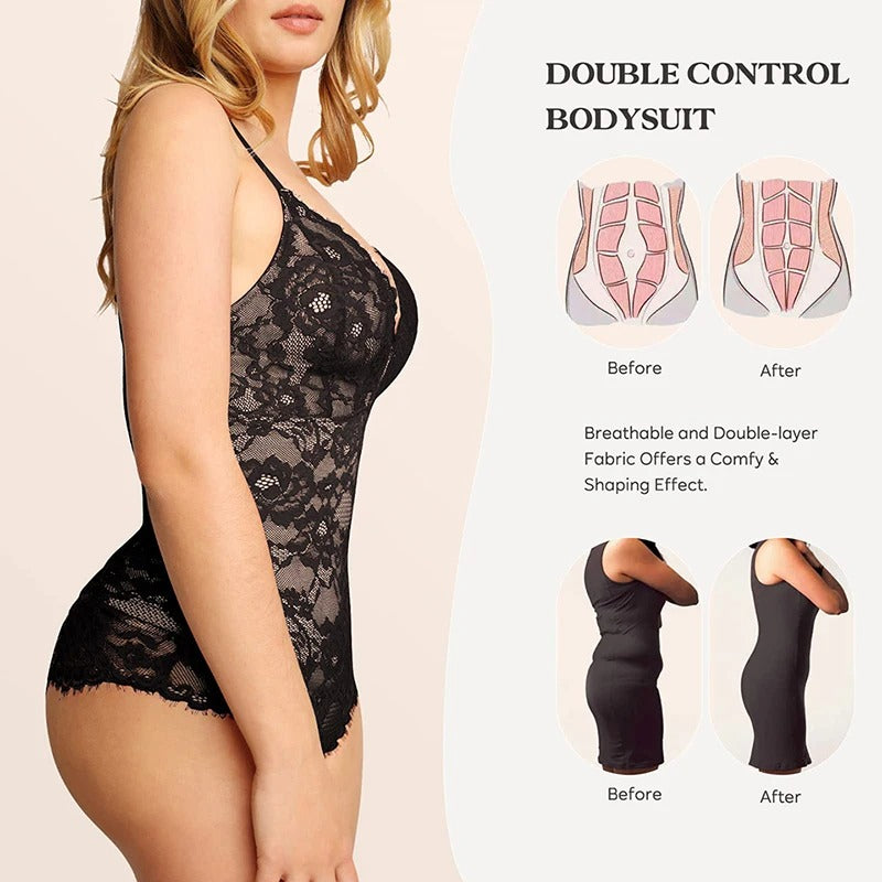 SensuLace – V-neck Bodysuit