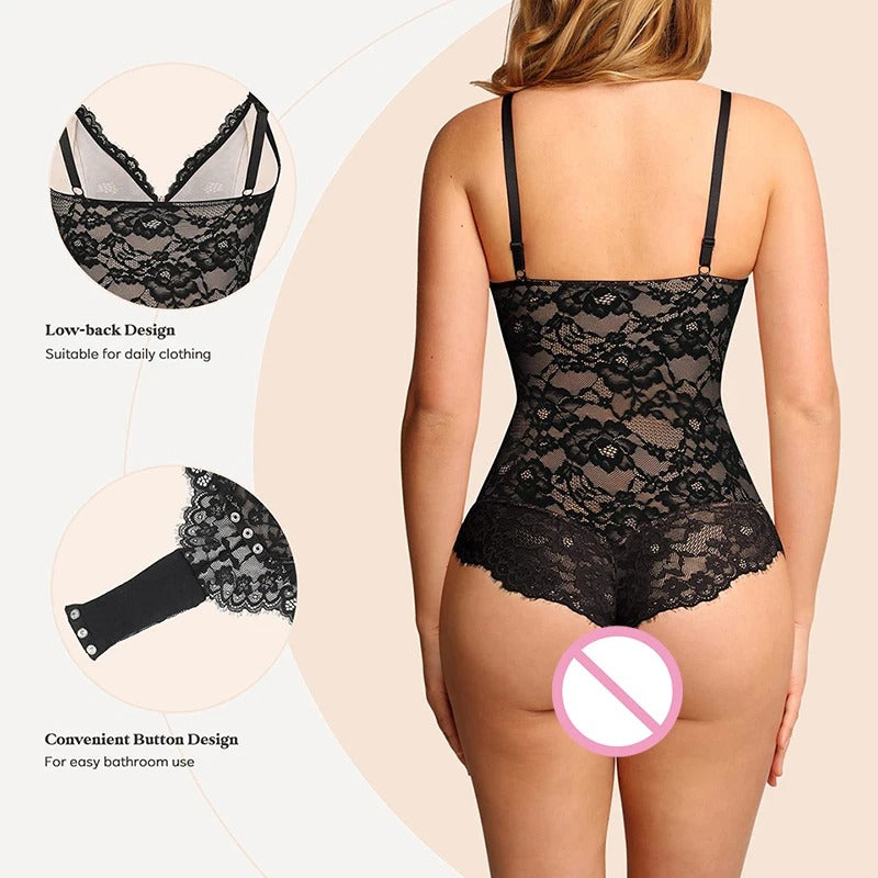 SensuLace – V-neck Bodysuit