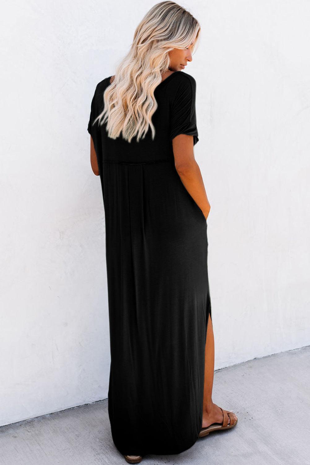 BreezeFlow Maxi – De Ultieme Comfortabele Maxi T-shirt Jurk