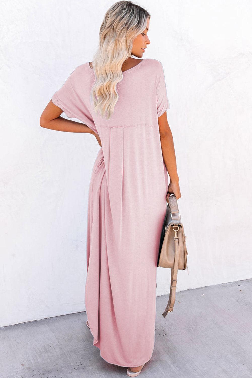 BreezeFlow Maxi – De Ultieme Comfortabele Maxi T-shirt Jurk