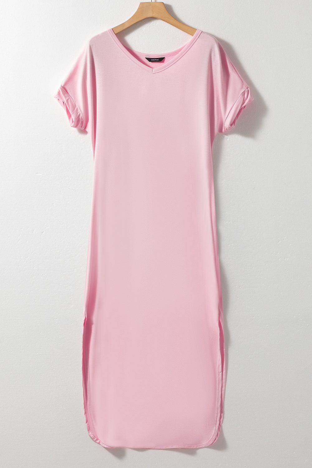 BreezeFlow Maxi – De Ultieme Comfortabele Maxi T-shirt Jurk