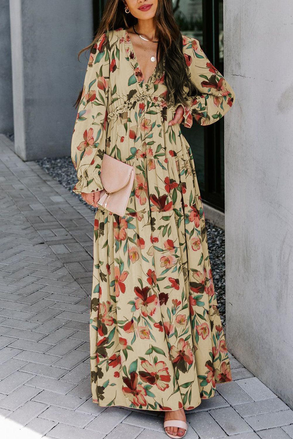 Wild Blossom Maxi-Jurk
