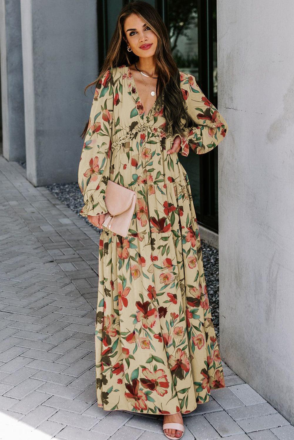 Wild Blossom Maxi-Jurk