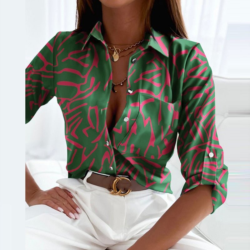 Elise Charm – Omslagkraag Blouse