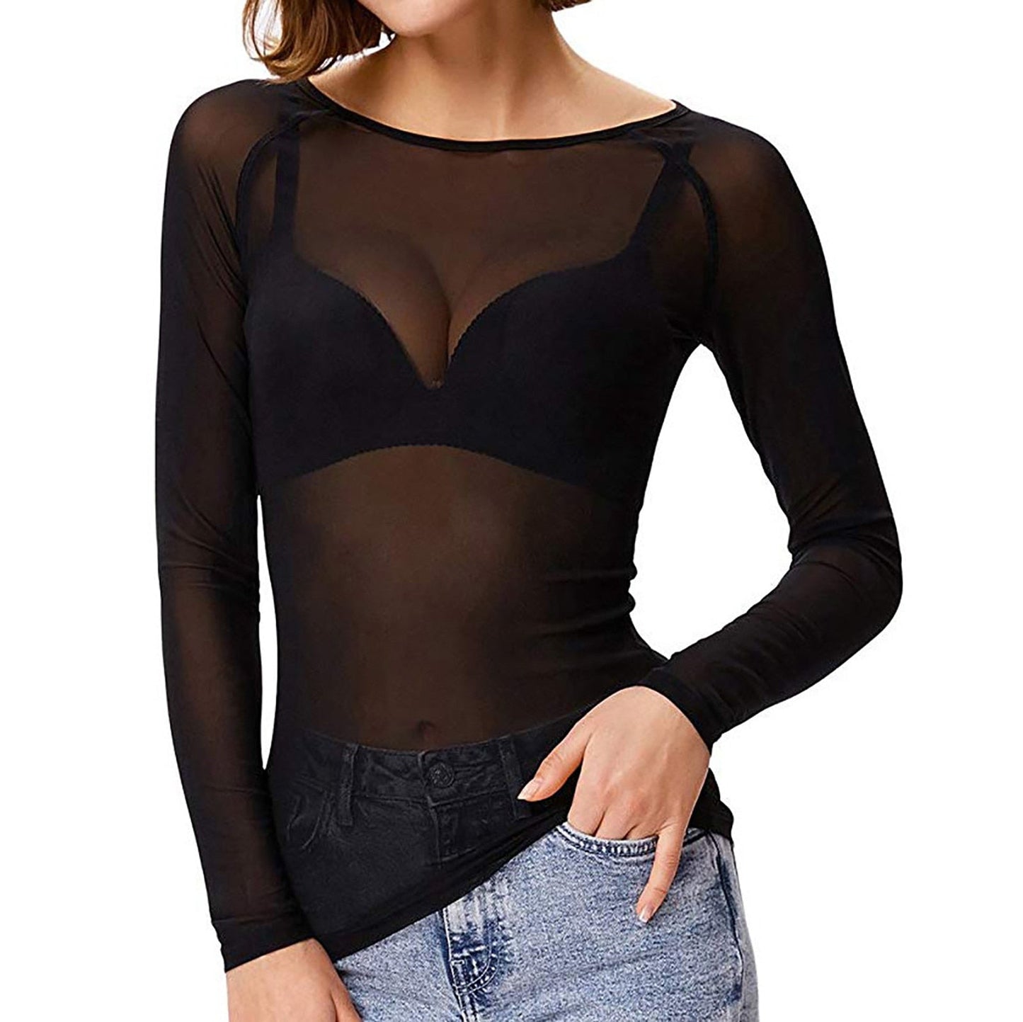 Isabella – Sensual Mesh Top