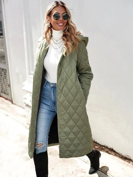 Evergreen – Dames Donsjas met Capuchon