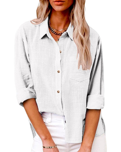 Ella - Nonchalante Blouse met Zakken