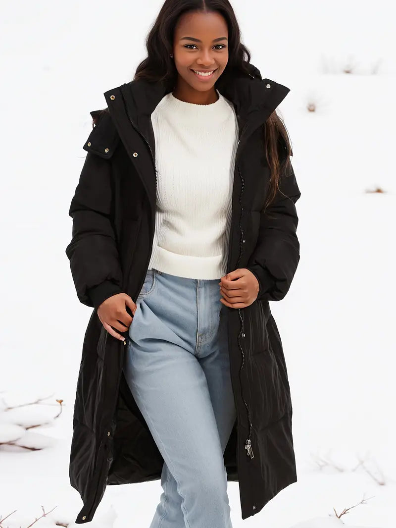 NoirShield – Dames Winterjas met Capuchon