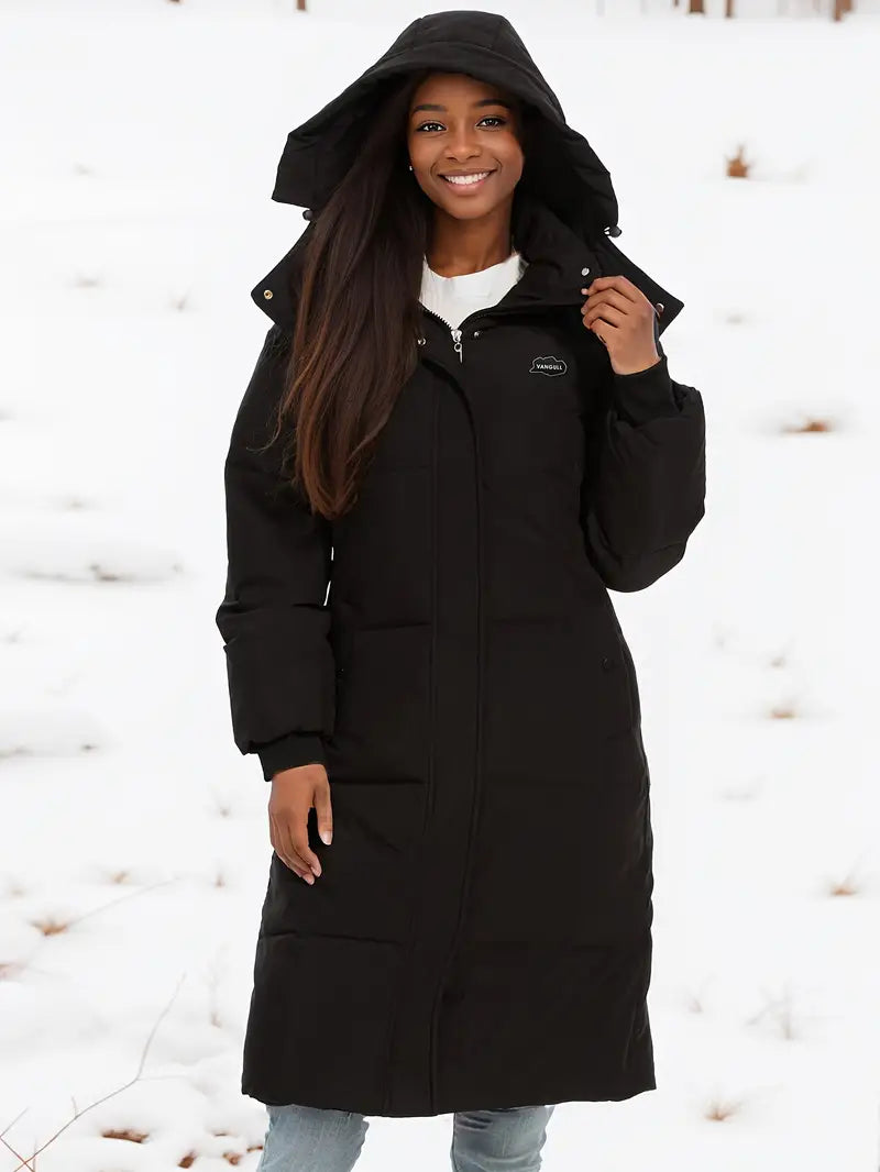 NoirShield – Dames Winterjas met Capuchon