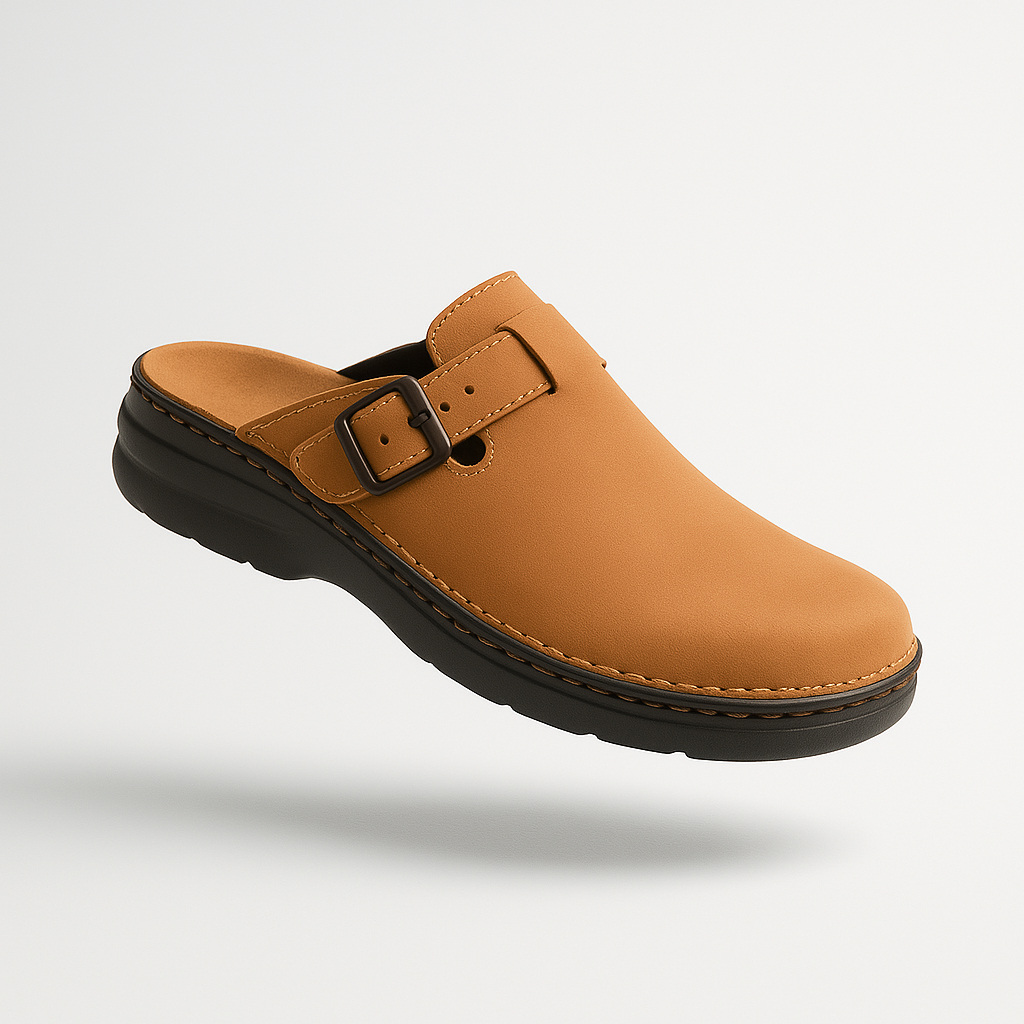 Luca – Luxe Suède Unisex Clogs