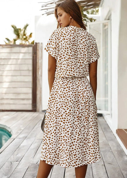 Aurine – Tijdloos Elegante Midi-jurk van Modara