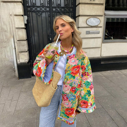 Anneliese - Kunstzinnige Printjas | Trendy, Stijlvol & Comfortabel | Een Must-Have voor Elk Seizoen