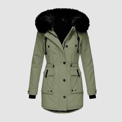 CozyFrost – Winterjas met Bontvoering voor Dames