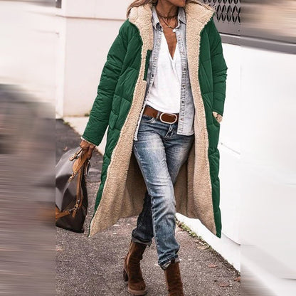 Elin – Warme lange damesjas voor de winter