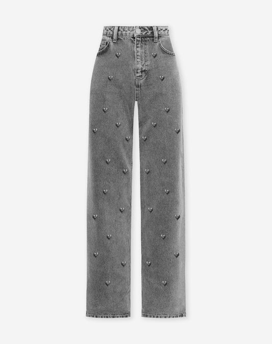 HeartBeat Straight-Jeans