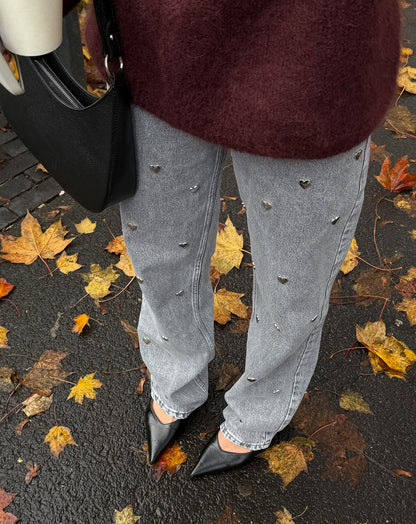 HeartBeat Straight-Jeans