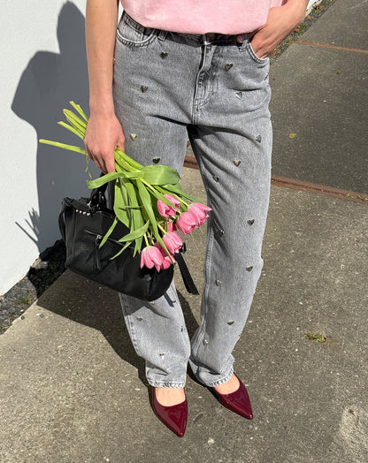 HeartBeat Straight-Jeans