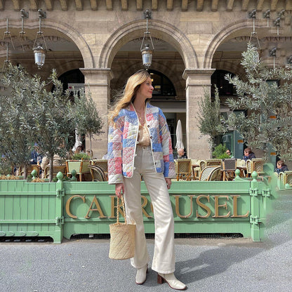 Anneliese - Kunstzinnige Printjas | Trendy, Stijlvol & Comfortabel | Een Must-Have voor Elk Seizoen