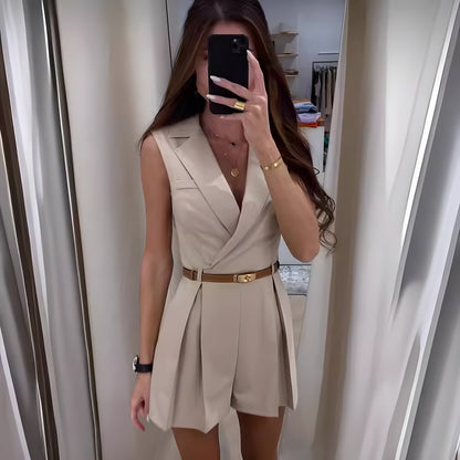 Lila – Elegante Mouwloze Jumpsuit | Stijlvol en Comfy