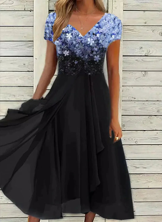 Serena - Chiffon Elegantie Jurk