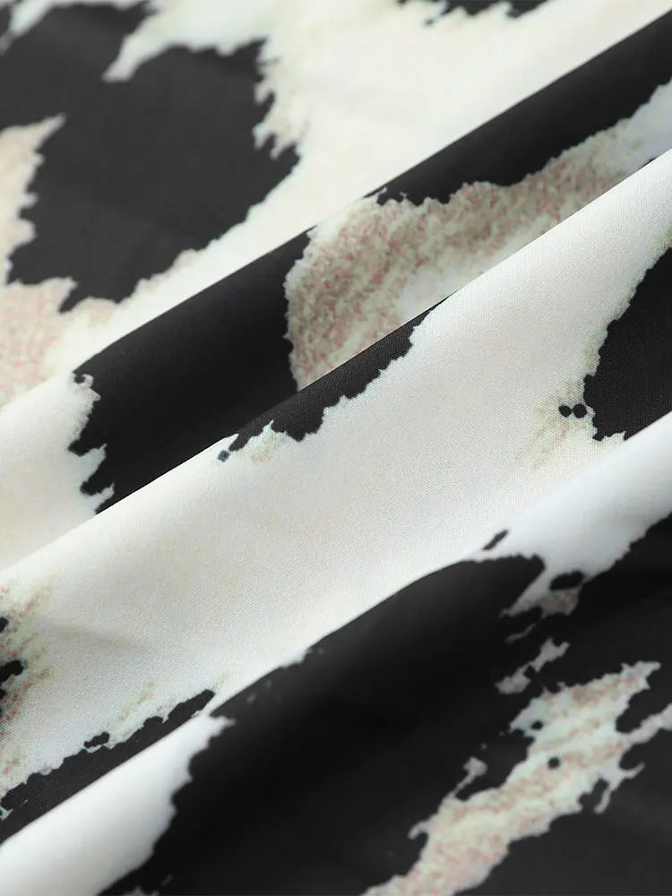 Elena – Midi-jurk met Luipaardprint