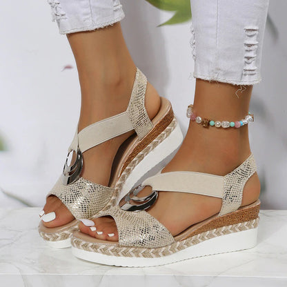 Alina – Zomerse Sleehak Sandalen voor Dames