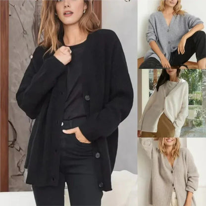 Cashmere Grace Cardigan – Tijdloze Luxe en Comfort