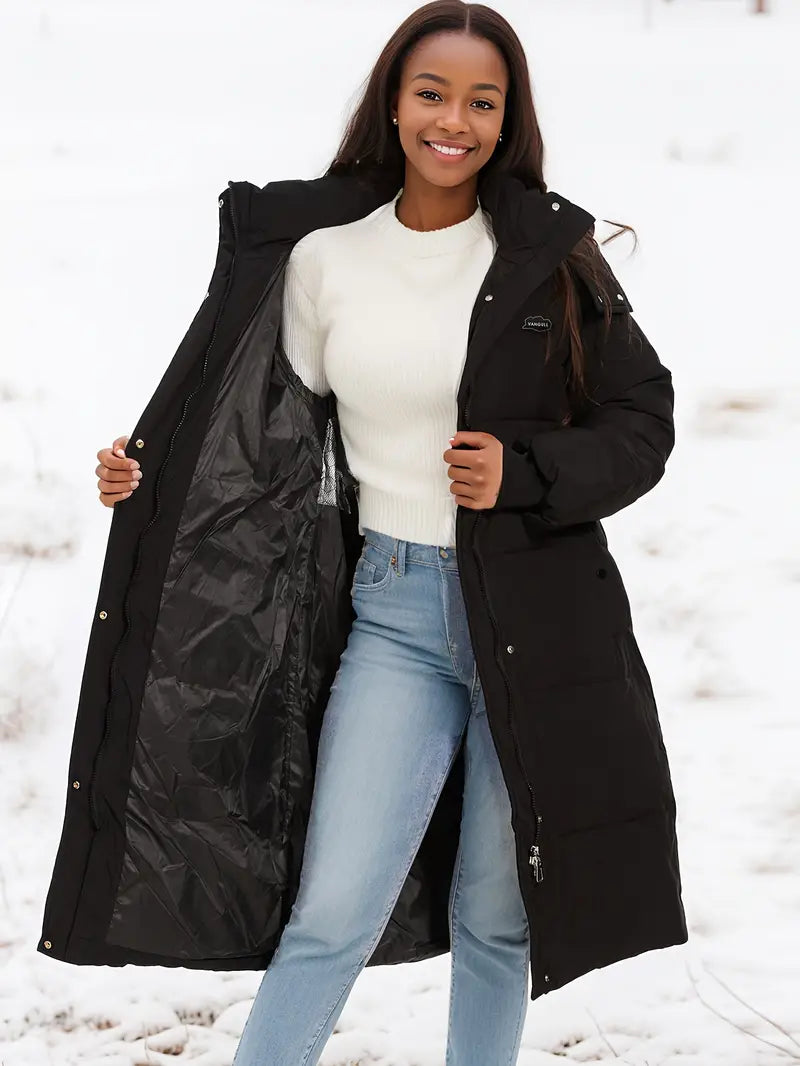 NoirShield – Dames Winterjas met Capuchon