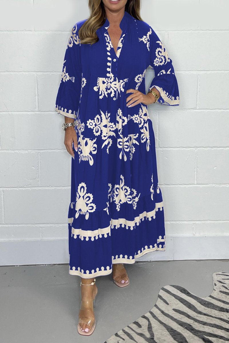 Freya - Zachte Print Jurk