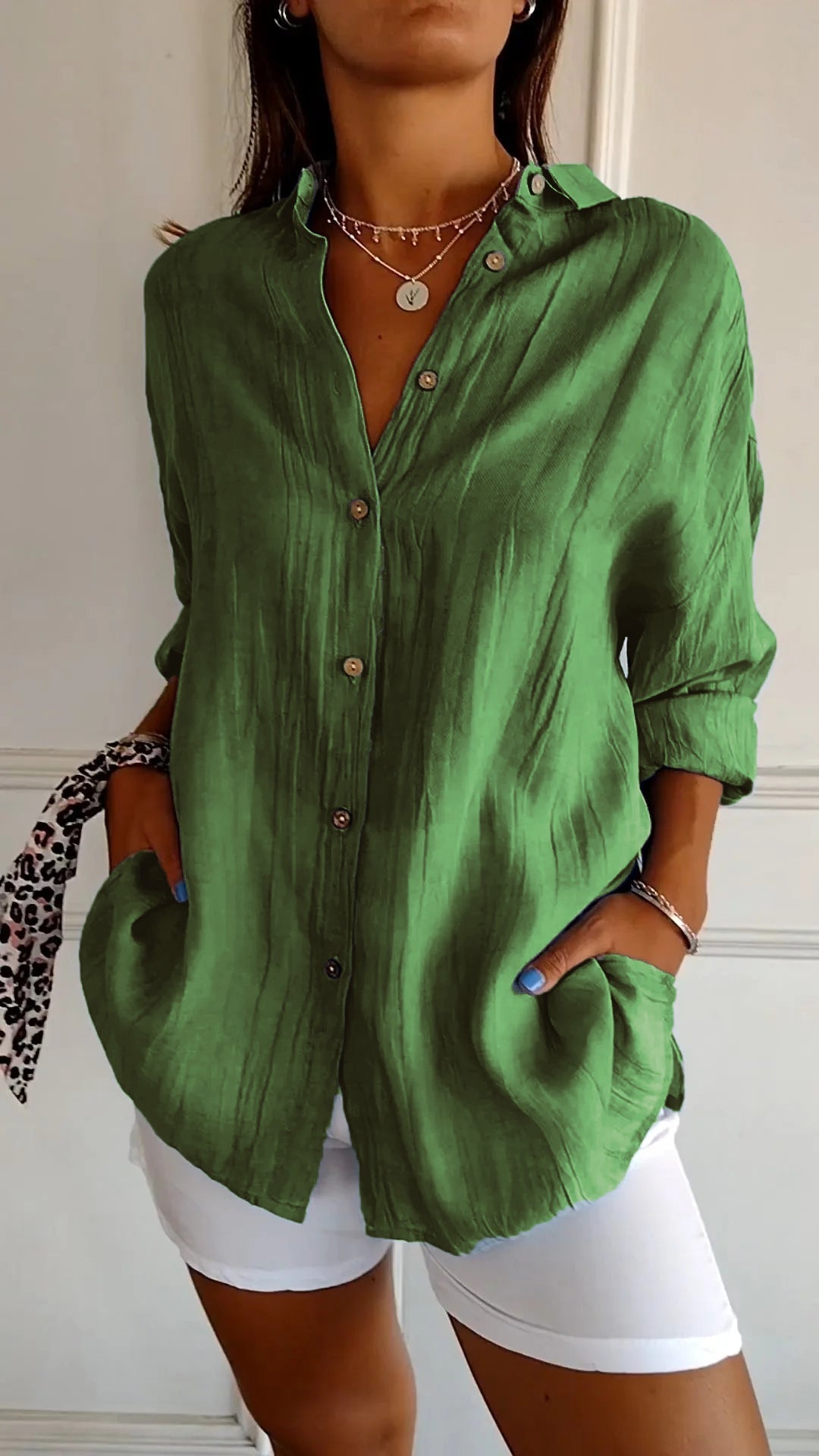 BreezyBliss – Luchtige Loszittende Blouse voor Dames